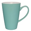 Café latte cups | aqua | 34cl | 12 pieces