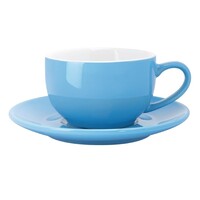 Cafe koffiekopjes | blauw | 230ml | 12 stuks