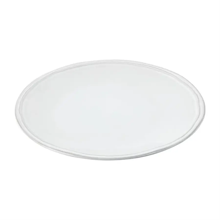 Raw coupe plate | White | 220Ømm | 6 pieces