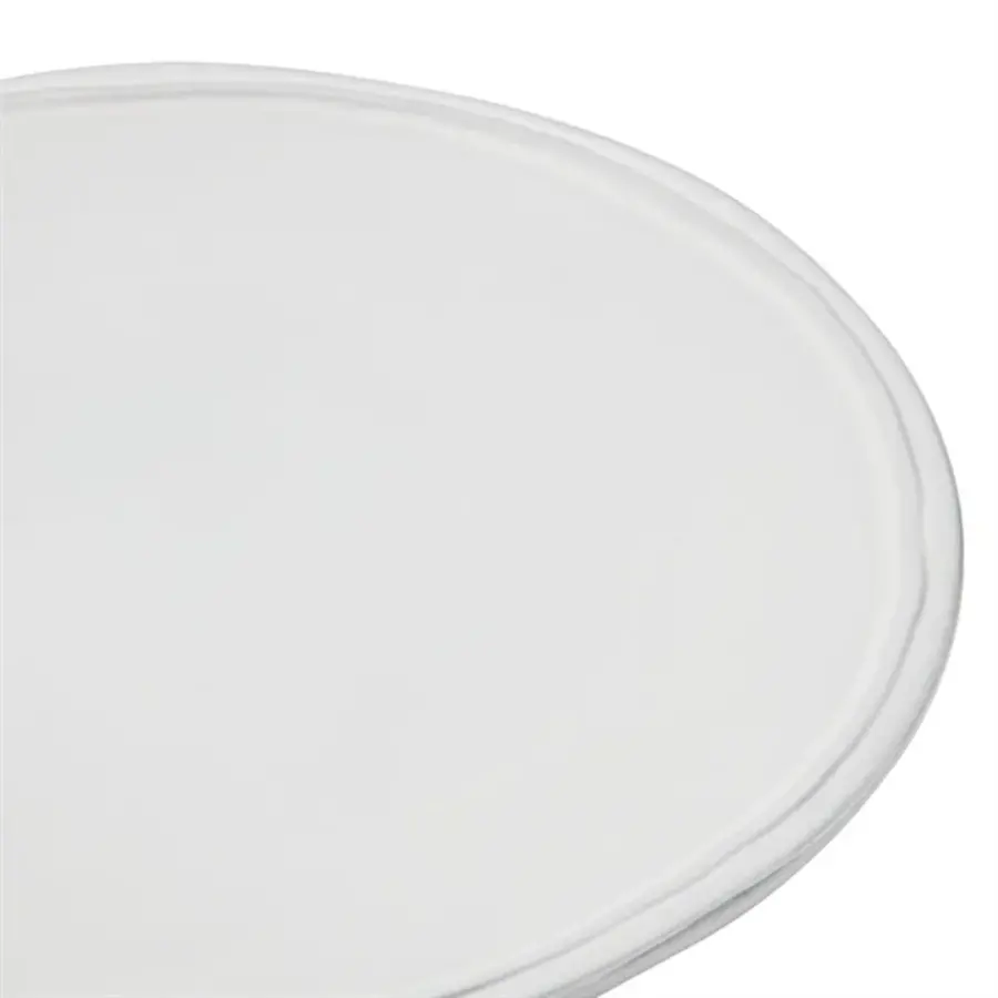 Raw coupe plate | White | 220Ømm | 6 pieces
