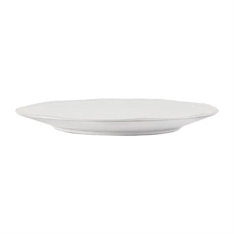 Raw coupe plate | White | 220Ømm | 6 pieces