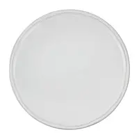 Raw coupe plate | White | 220Ømm | 6 pieces