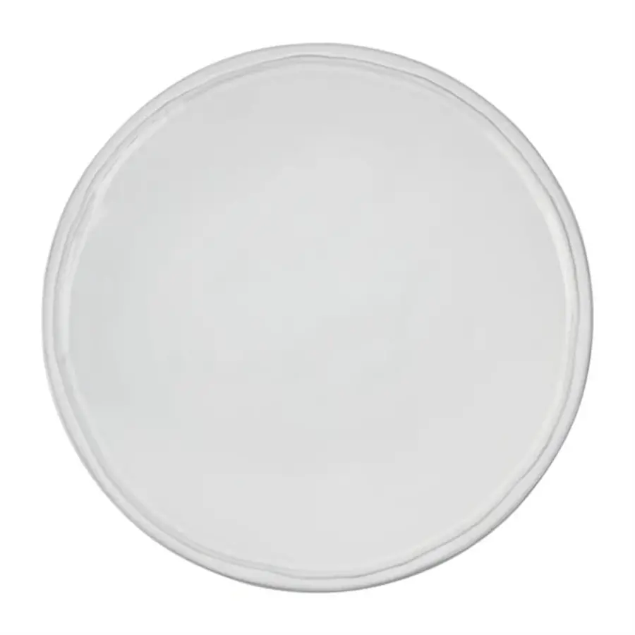Raw coupe plate | White | 220Ømm | 6 pieces