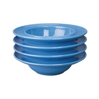 Heritage bowl with raised edge | 205mm | blue | 4 pieces