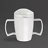 Olympia Gobelet Kristallon Heritage avec couvercle | 300 ml blanc | 4 pièces