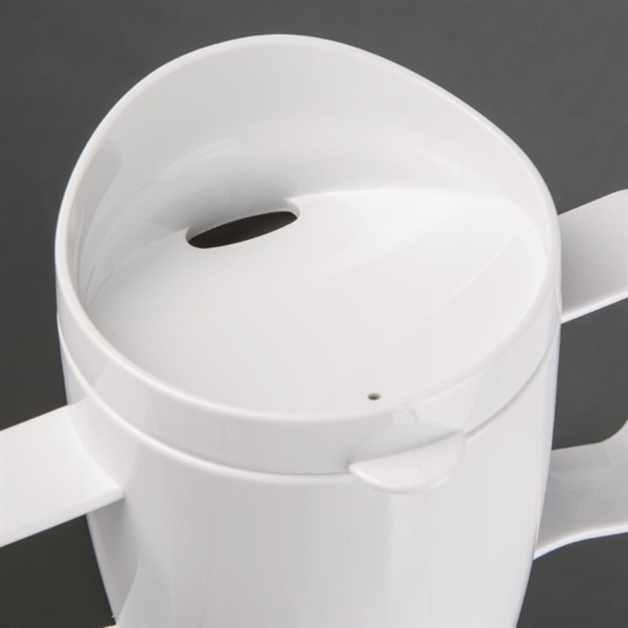 Gobelet Kristallon Heritage avec couvercle | 300 ml blanc | 4 pièces