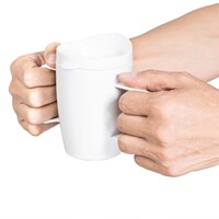 Gobelet Kristallon Heritage avec couvercle | 300 ml blanc | 4 pièces