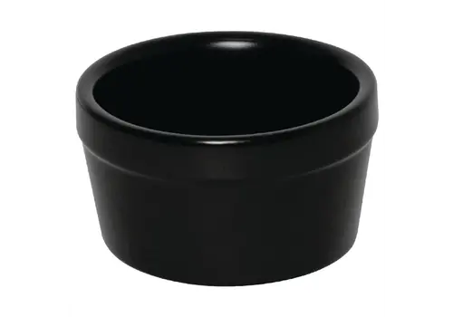  Olympia Stapelbare ramekin | Mat zwart | Ø9,5cm | 6 stuks 