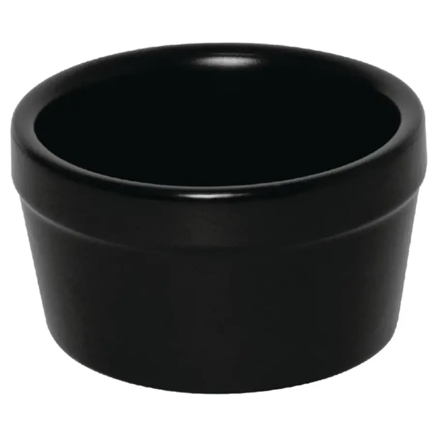 Stackable ramekin | Matt black | Ø9.5cm | 6 pieces