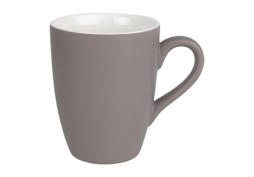  Olympia Pastel mug | porcelain | gray | 34cl | 6 pieces 