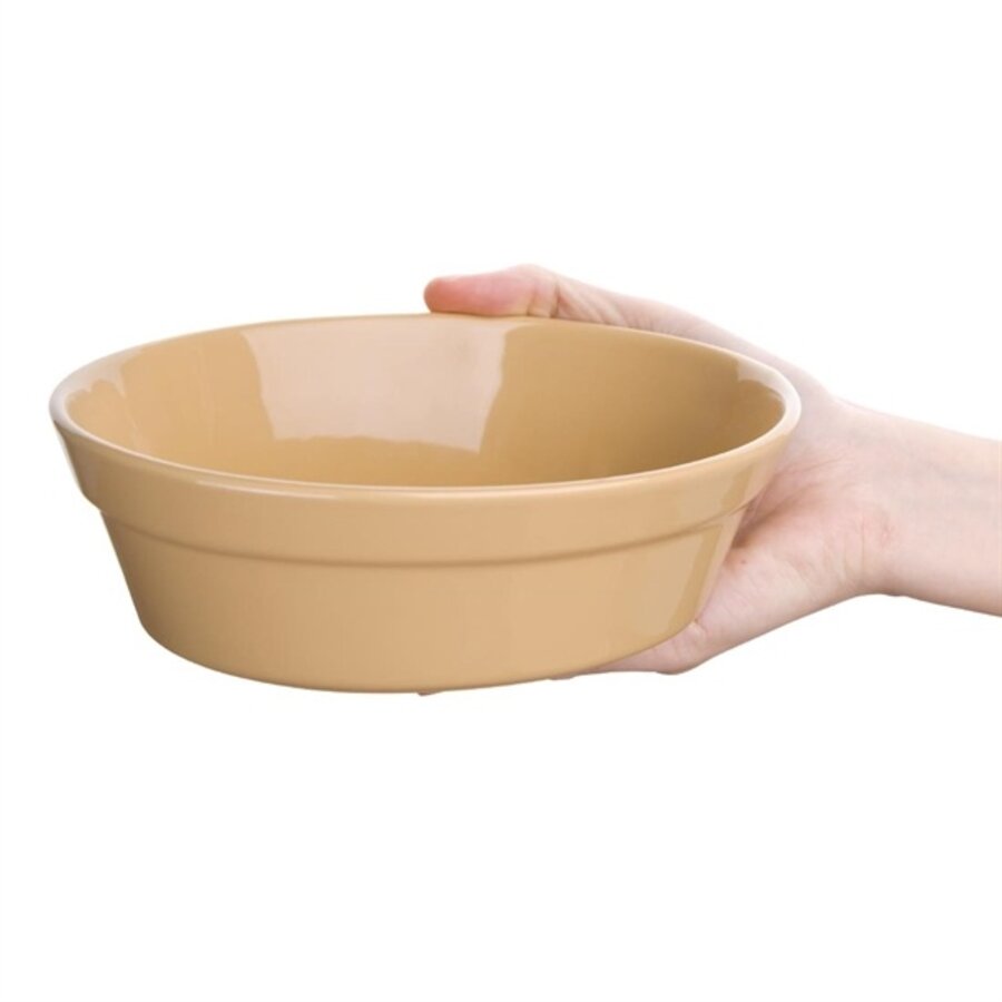 ovale Steingutschalen | 18x13,3x(h)6,1 cm | 6 Stück
