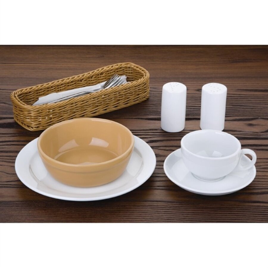 runde Steingutschalen | Ø15,6x(h)5,3 cm | 6 Stück
