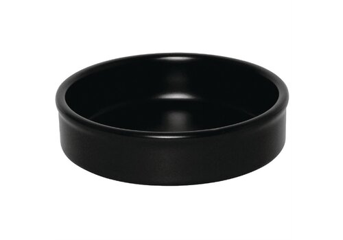  Olympia stackable bowl | Stoneware | Matt black | 10.2Øx2cm | 6 pieces 