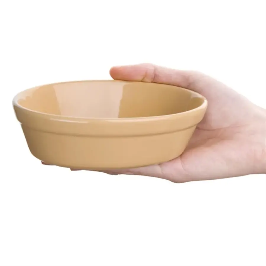 ovale Steingut-Auflaufformen | 14,5 x 10,4 x (h) 4,4 cm | 6 Stück