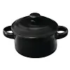 Olympia Mini casserole | Stoneware | Black | Ø142ml | 4 pieces