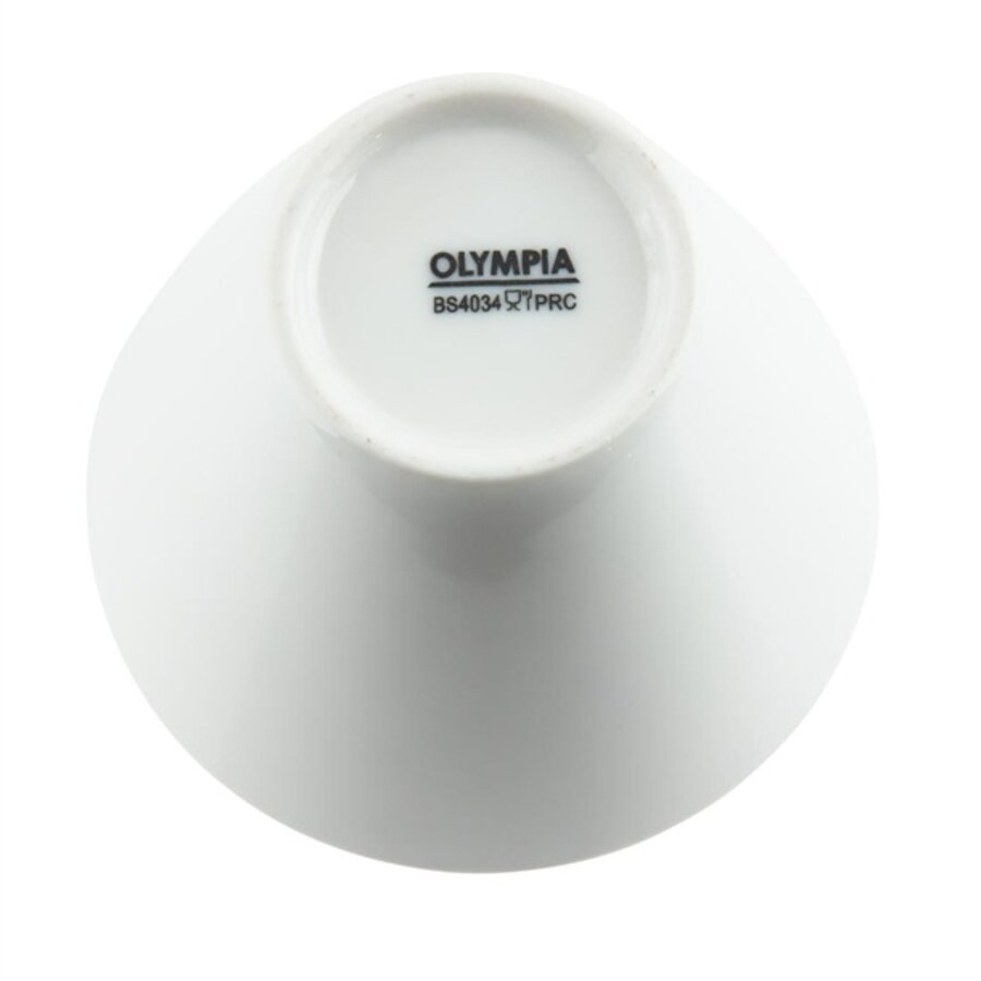 Conical ramekins | Porcelain | white | Ø11cm | 6 pieces