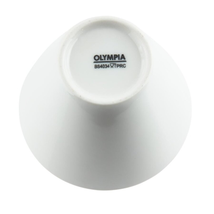 Ramequins coniques | Porcelaine | blanc | Ø11cm | 6 pièces