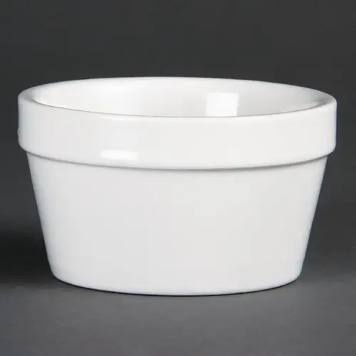  Olympia Ramequin empilable | Porcelaine | Blanc | Ø95mm | 6 pièces 