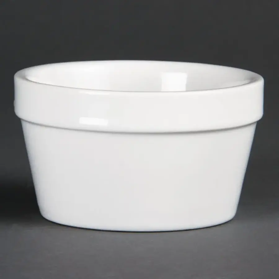 Stackable ramekin | Porcelain | White | Ø95mm | 6 pieces