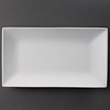 Olympia Whiteware rectangular serving dishes | 31x18cm | 2 pieces