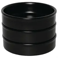 Stackable bowl matt black | Ø10.2 | 6 pieces