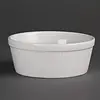 Olympia Présentoir à gâteaux rond en faïence blanche | 5,3(h)x13,4cm | 6 pièces