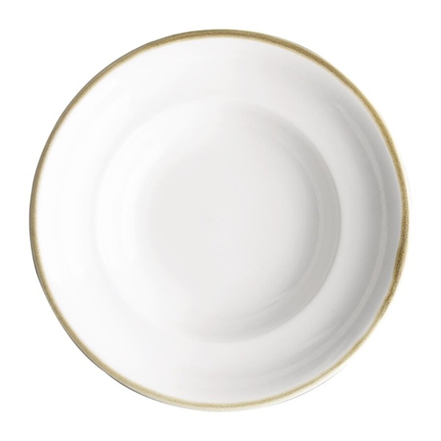 Bols à pâtes au four | craie blanche | 25 cm | 4 pièces