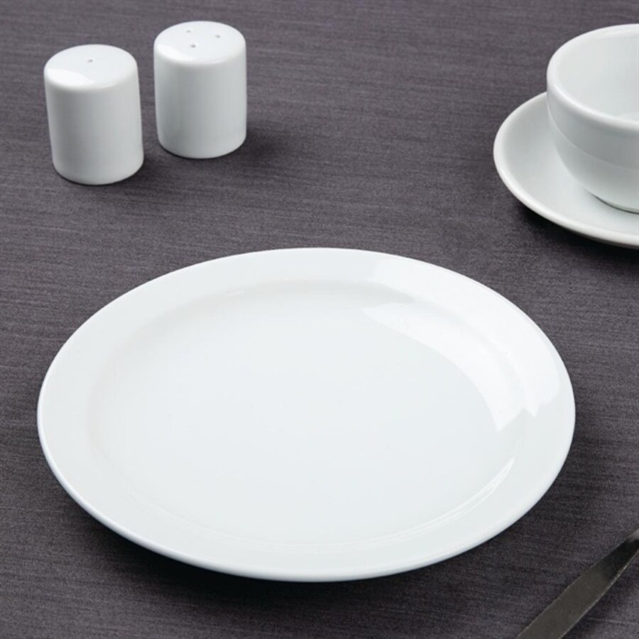 Athena Teller mit schmalem Rand | 16,5 cm | 12 Stück