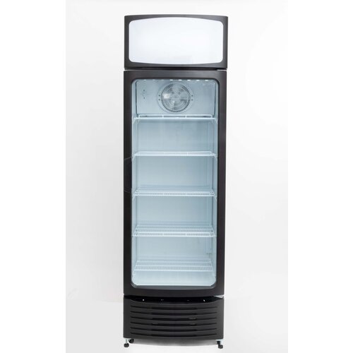  HorecaTraders Horeca koelkast met zwarte deur | 397 liter | 70 x 66 x(h)213,5cm 