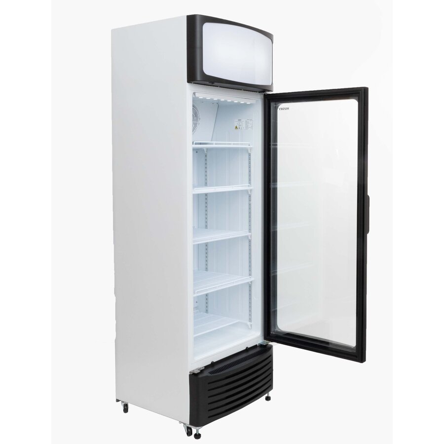 Catering refrigerator with black door | 397 liters | 70 x 66 x (h) 213.5 cm