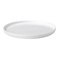 assiettes à bord relevé | 21 cm | Blanc | 6 pièces