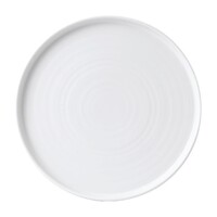 borden met opstaande rand | 26cm | wit | 6 stuks