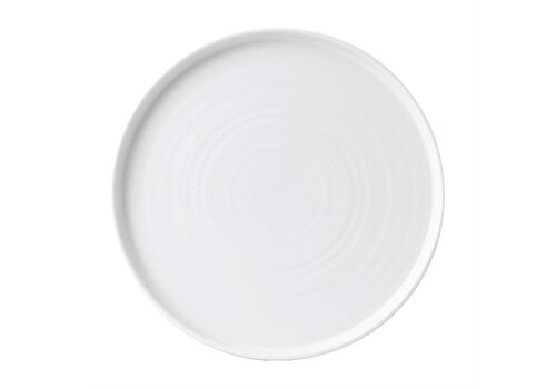  Churchill borden met opstaande rand | 26cm | wit | 6 stuks 