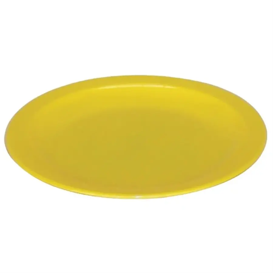 Kristallon polycarbonaat borden | 4 kleuren | 23cm | 12 stuks