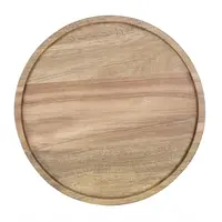 Round panels made of Olympic acacia wood | Ø20 cm