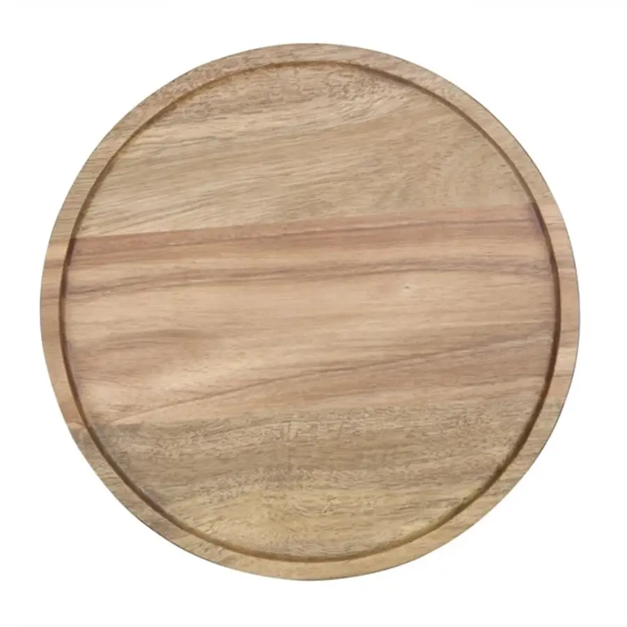 Round panels of Olympic acacia wood | Ø20 cm