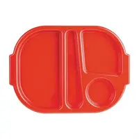 Plateaux Kristallon avec compartiments | 37,5x27,8cm | 2 couleurs | 10 pièces