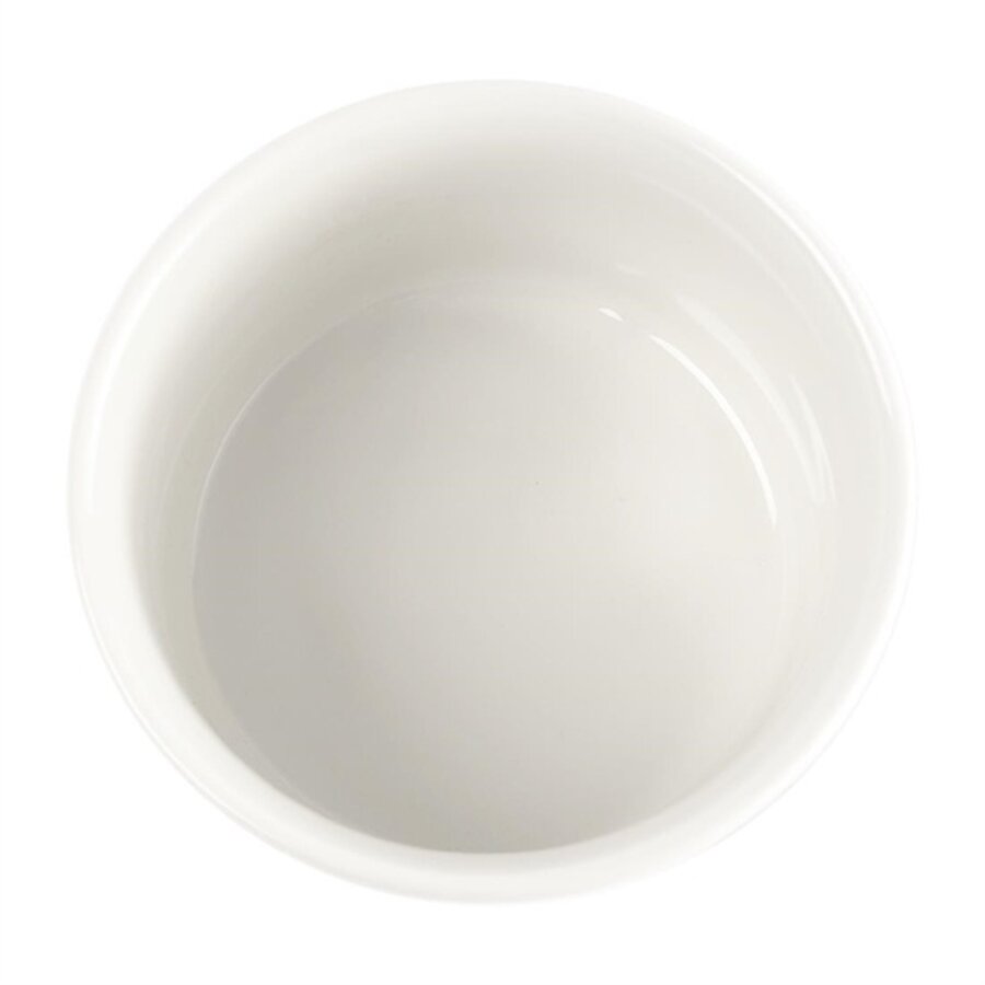 Weiße Auflaufförmchen | 10 cm | 340 ml | 12 Stück