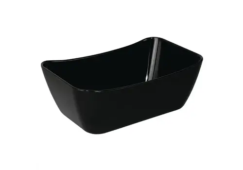  Olympia Kristallon curve bowl | GN 1/4 | black 