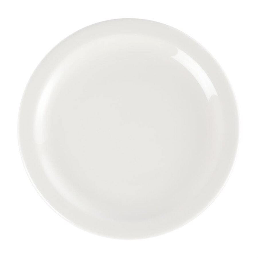 Assiettes blanches Nova | 4 tailles | 24 pièces