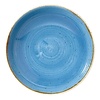 Churchill Bols ronds en pierre moulée | Bleu | Ø18,4cm | 12 pièces