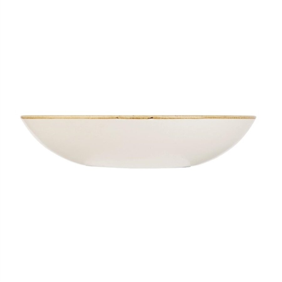 Bols ronds en pierre moulée | Bleu | Ø18,4cm | 12 pièces