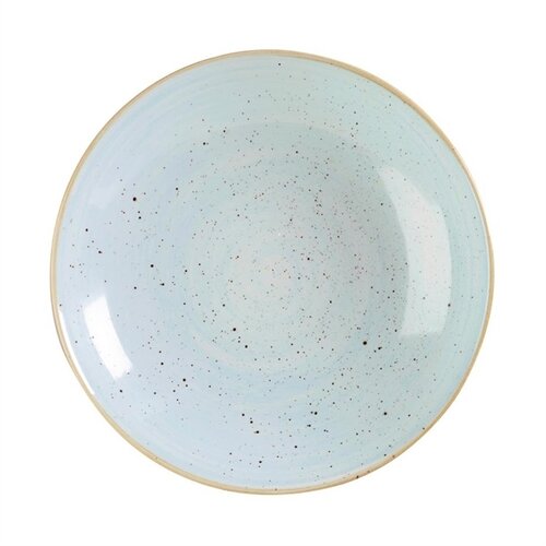  Churchill Bols ronds en pierre moulée | bleu clair | Ø31,5cm | 6 pièces 