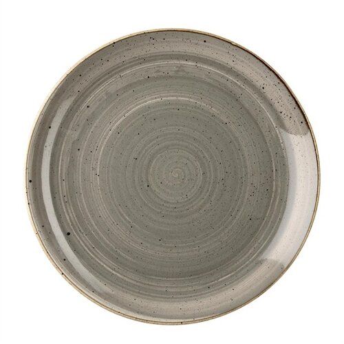  Churchill Stonecast round plates | Ø26cm | Gray | 12 pieces 