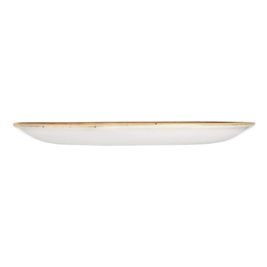 Stonecast round plates | Ø26cm | Grey | 12 pieces