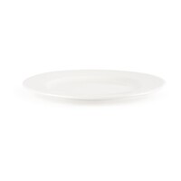 Assiettes blanches classiques Whiteware 4 tailles (24 pièces)