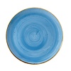 Churchill Stonecast ronde borden | Blauw | Ø26cm | 12 stuks