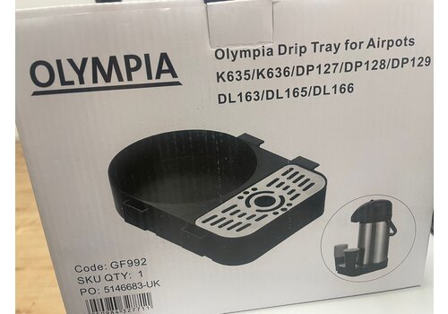  Olympia Bac d'égouttage pour aéropots | SORTIE 