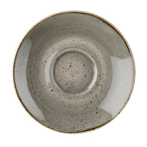  Churchill Soucoupes à cappuccino en pierre moulée | gris | 15,8 mm | 12 pièces 