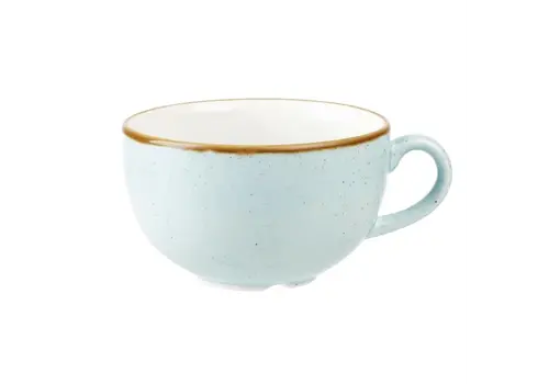  Churchill Tasses à cappuccino en pierre moulée | Bleu | 354 ml | 12 pièces 